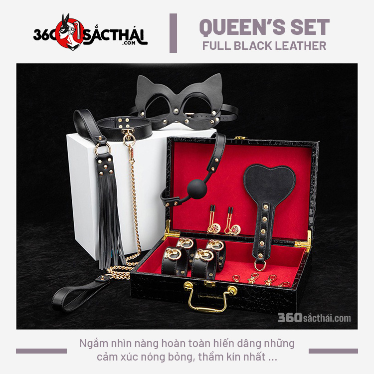 Set Queen SM Đồ Chơi SM Da Cao Cấp Hộp Sang Trọng SS201